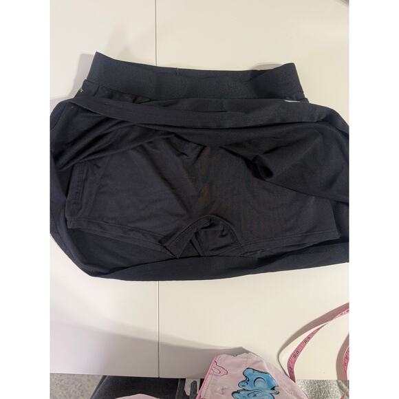 Nike Dri-Fit Kids Large Tennis Sport Skort Black Neutral Athletic Team School - Picture 2 of 8